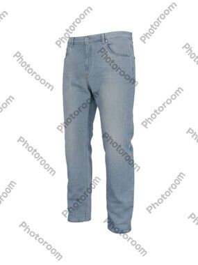 Alberto Light Blue Men's Light Tencel Denim Jeans W36 L32